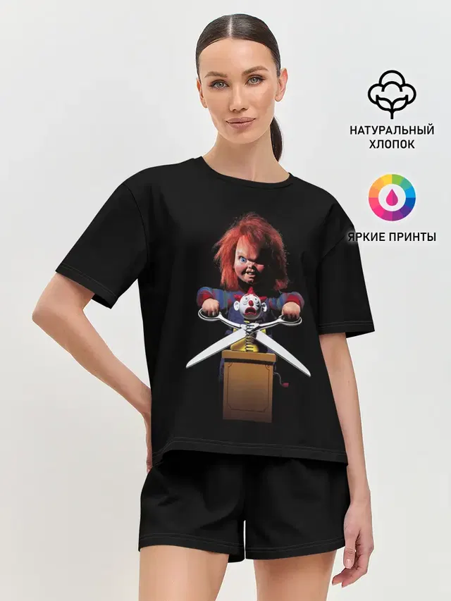 Женская пижама с шортами