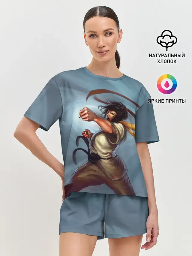 Женская пижама с шортами