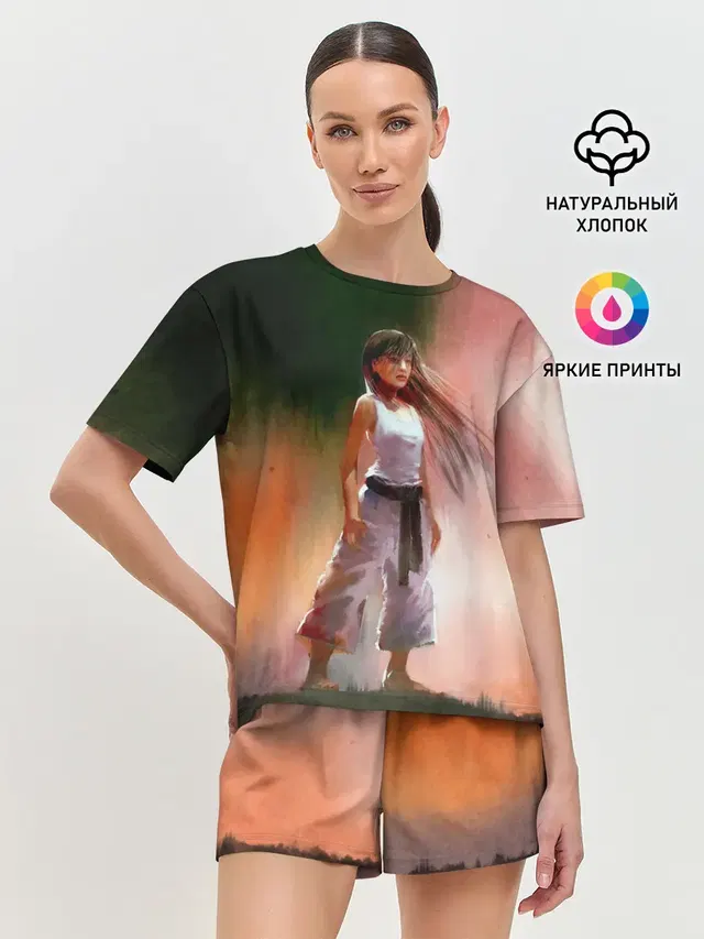 Женская пижама с шортами