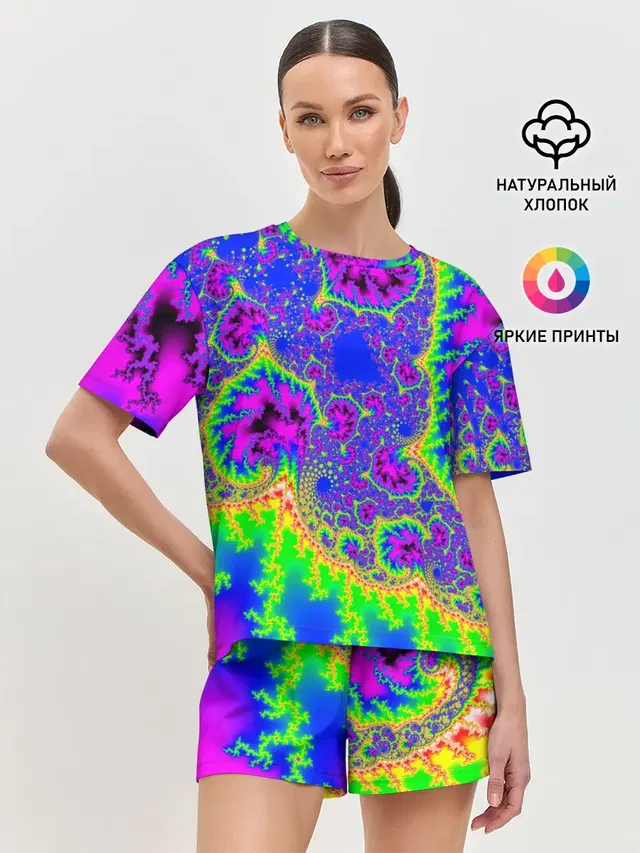 Женская пижама с шортами