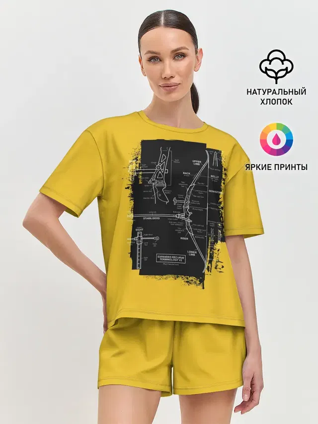 Женская пижама с шортами