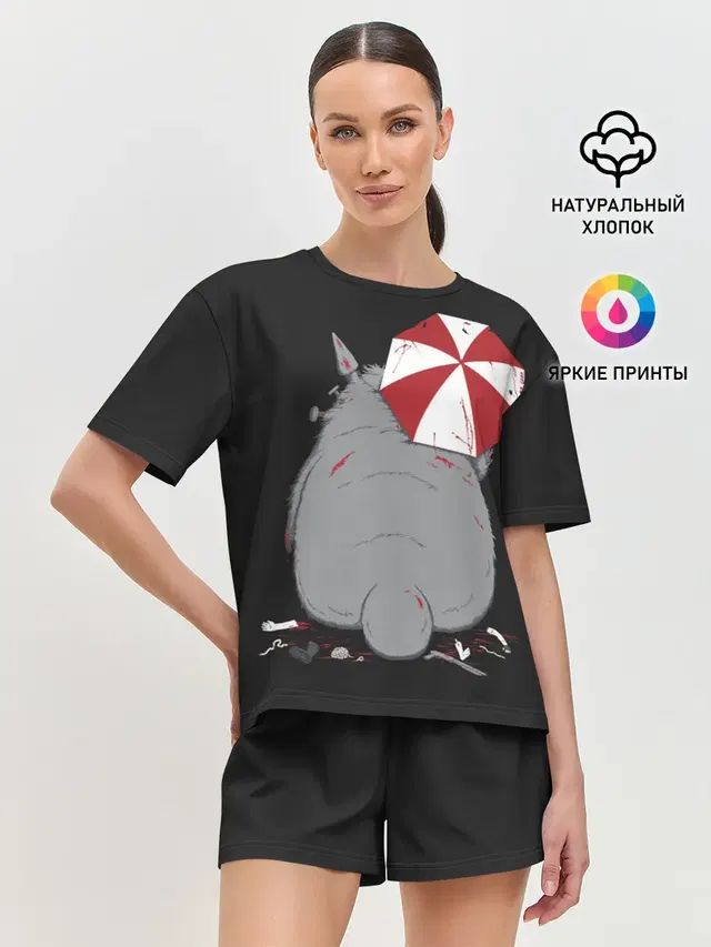 Женская пижама с шортами