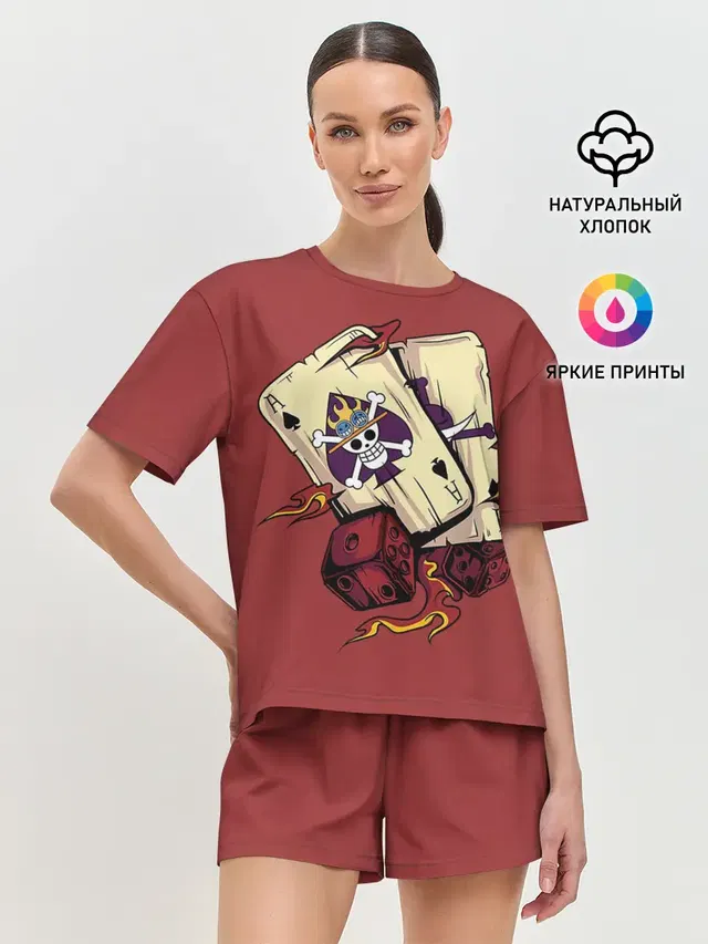 Женская пижама с шортами