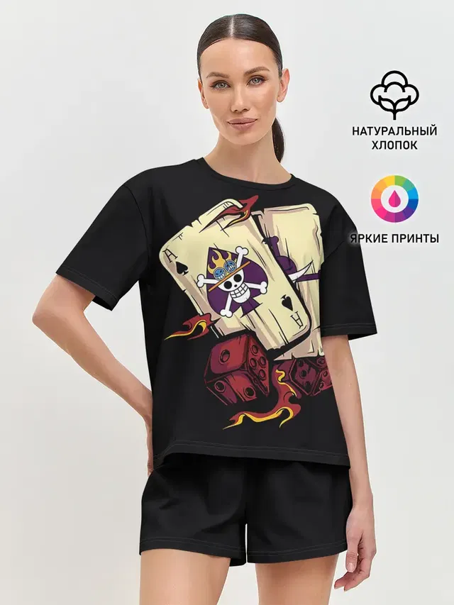 Женская пижама с шортами