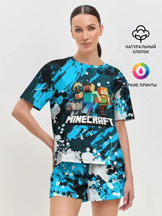 Женская пижама с шортами