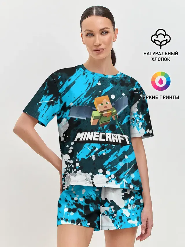 Женская пижама с шортами