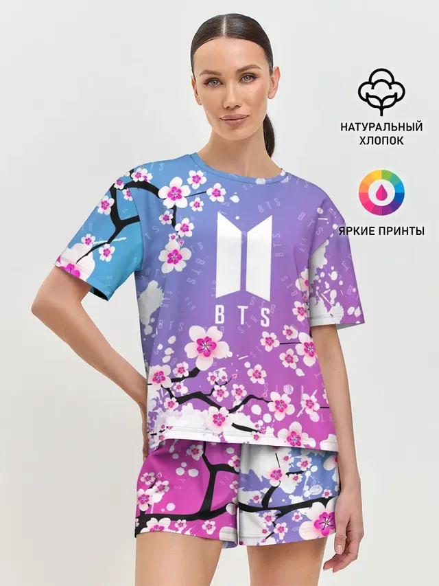 Женская пижама с шортами