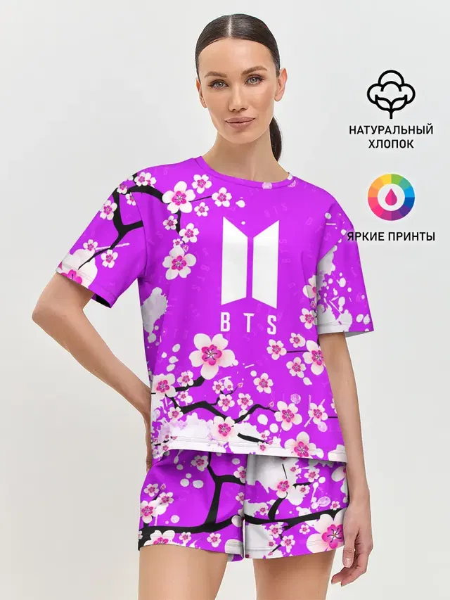 Женская пижама с шортами