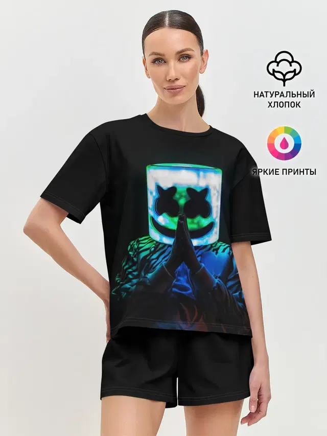 Женская пижама с шортами