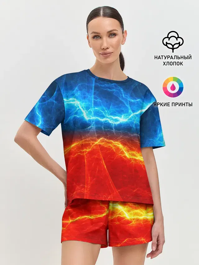 Женская пижама с шортами