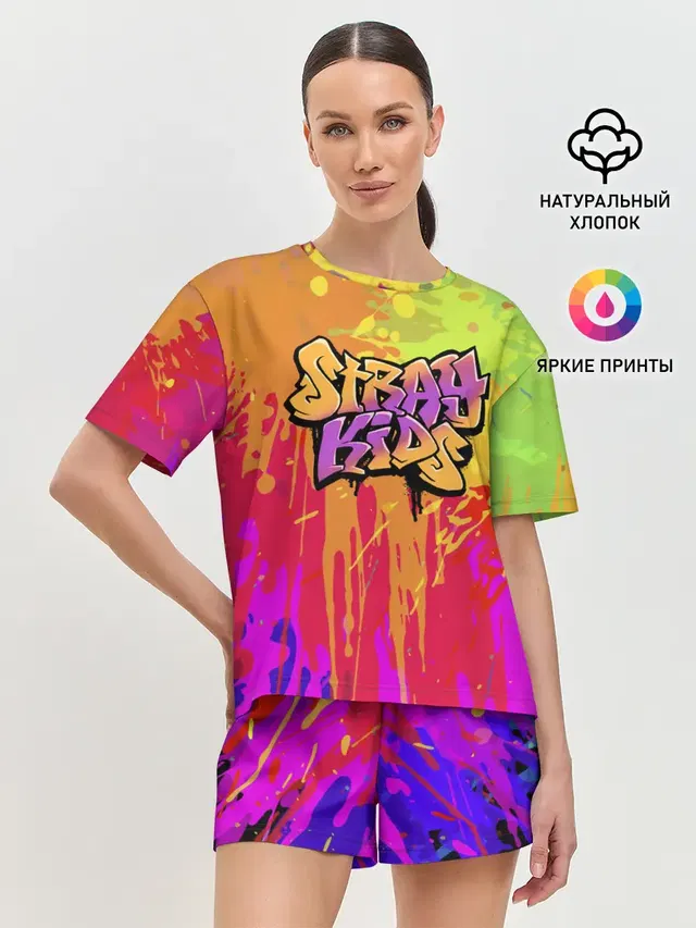 Женская пижама с шортами