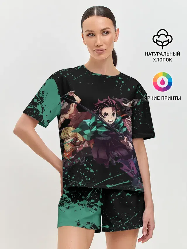 Женская пижама с шортами