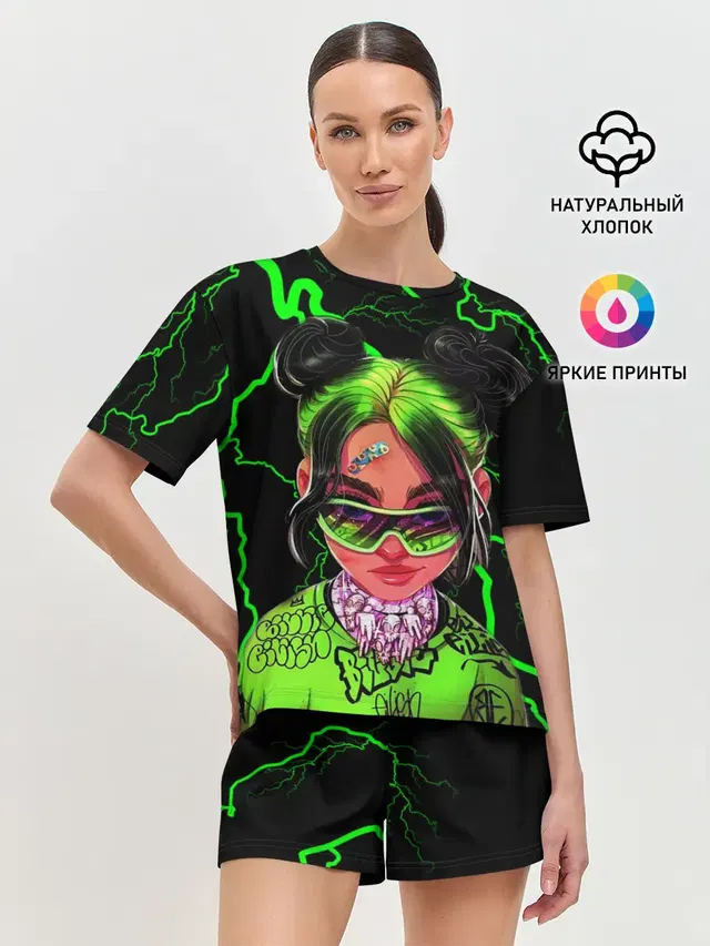 Женская пижама с шортами