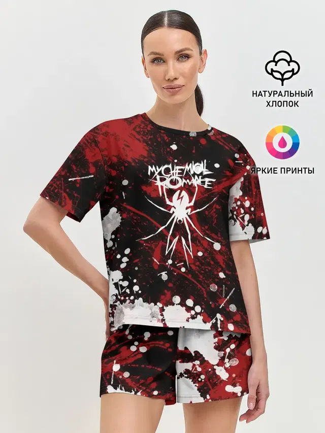 Женская пижама с шортами