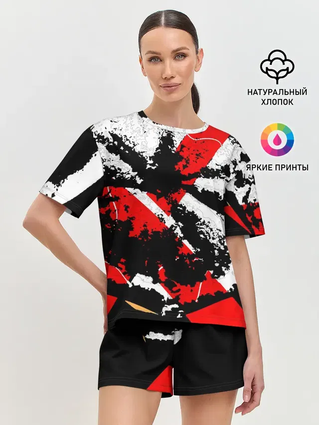 Женская пижама с шортами