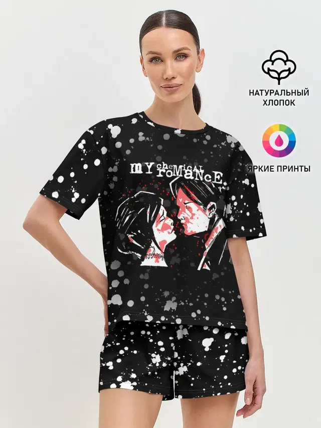 Женская пижама с шортами