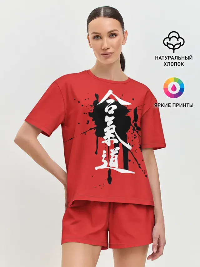 Женская пижама с шортами