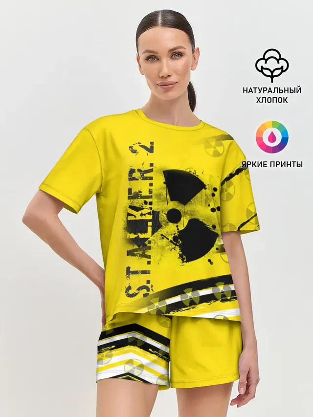 Женская пижама с шортами