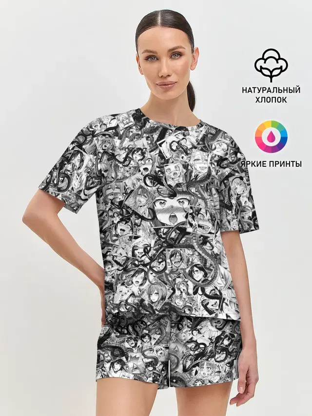 Ахегао с щупальцами