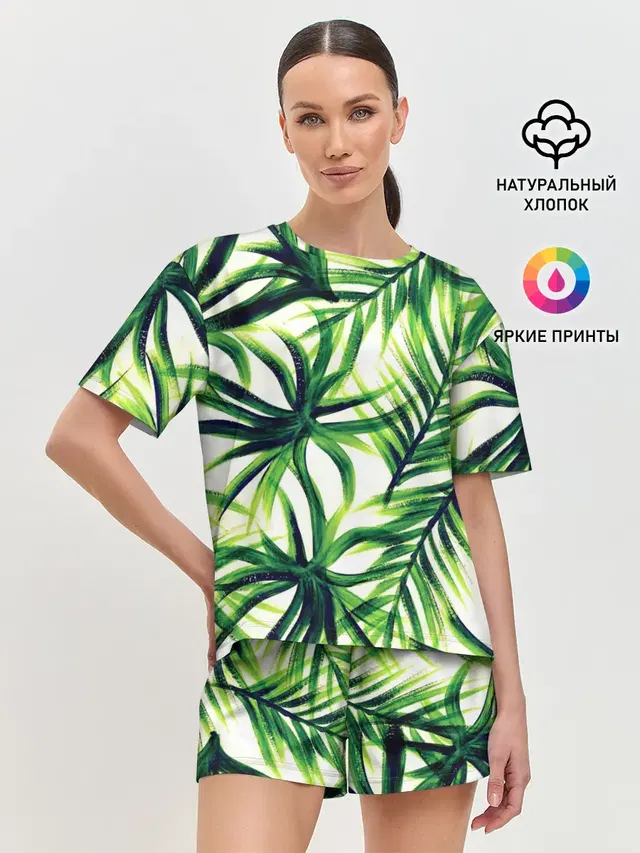 Женская пижама с шортами