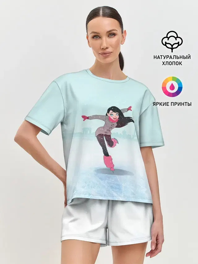 Женская пижама с шортами