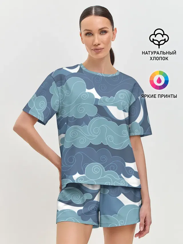 Женская пижама с шортами