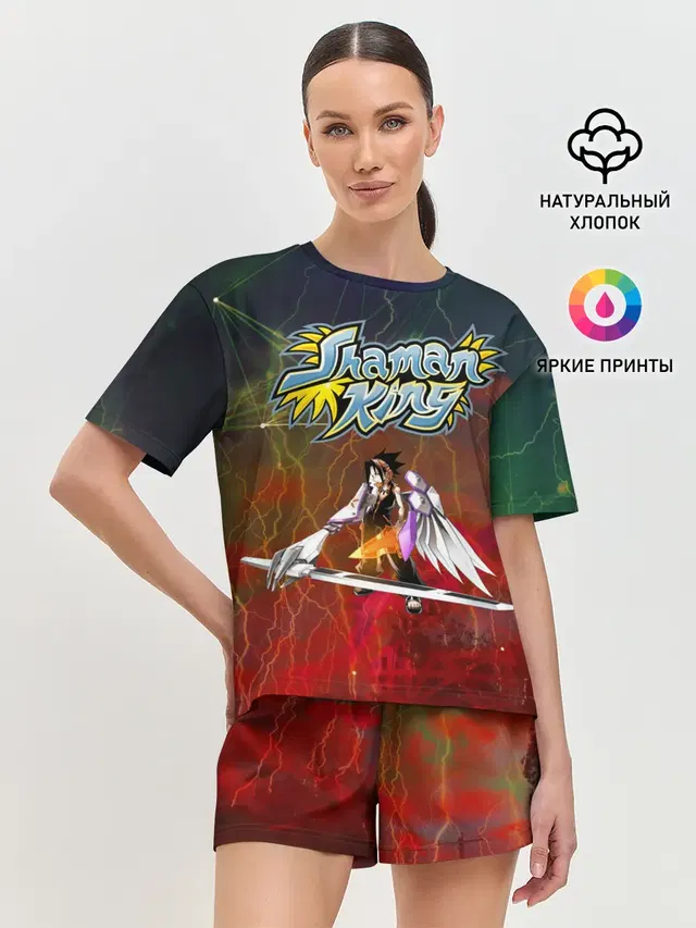 Женская пижама с шортами