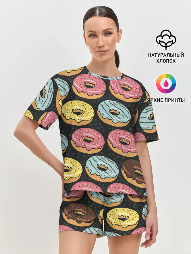 Женская пижама с шортами