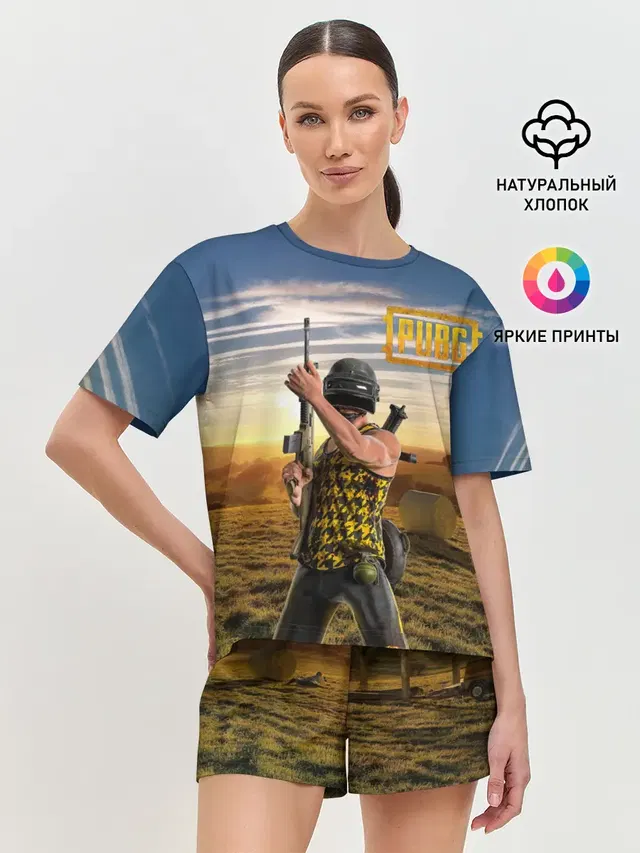 Женская пижама с шортами
