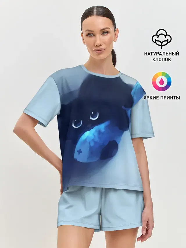 Женская пижама с шортами