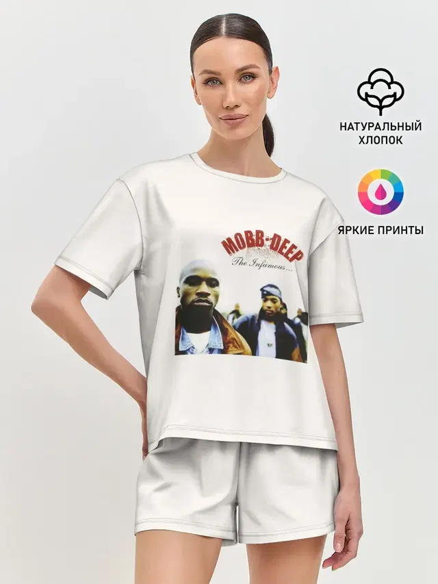 Женская пижама с шортами