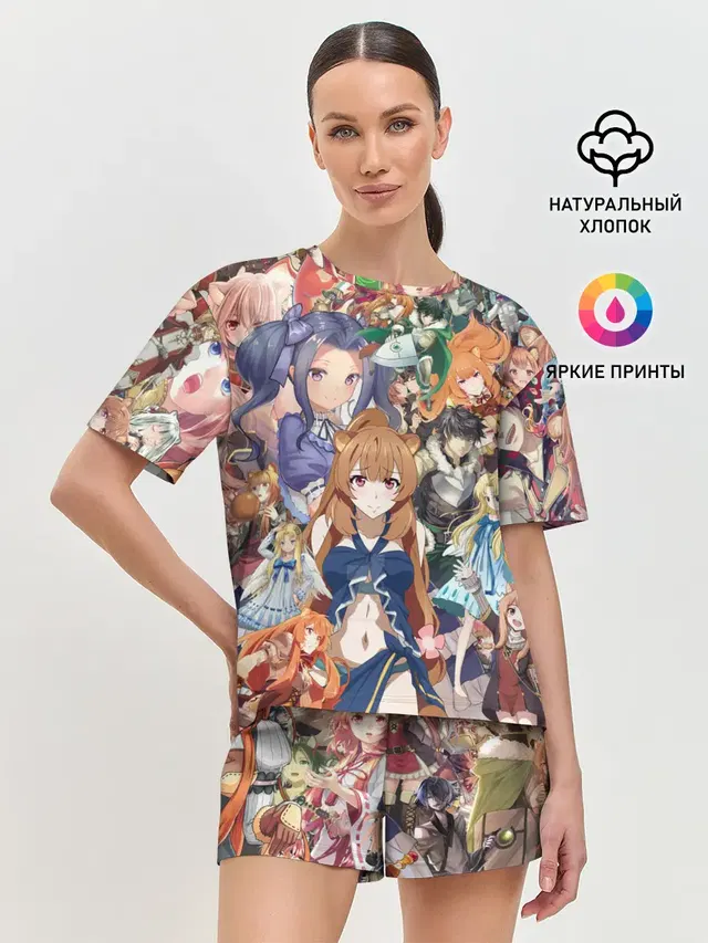 Женская пижама с шортами