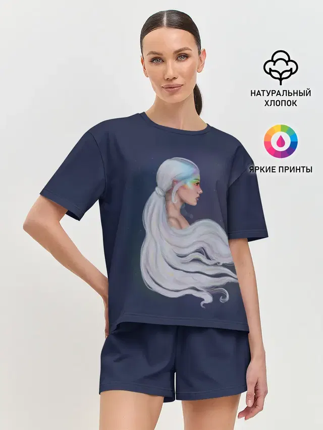 Женская пижама с шортами