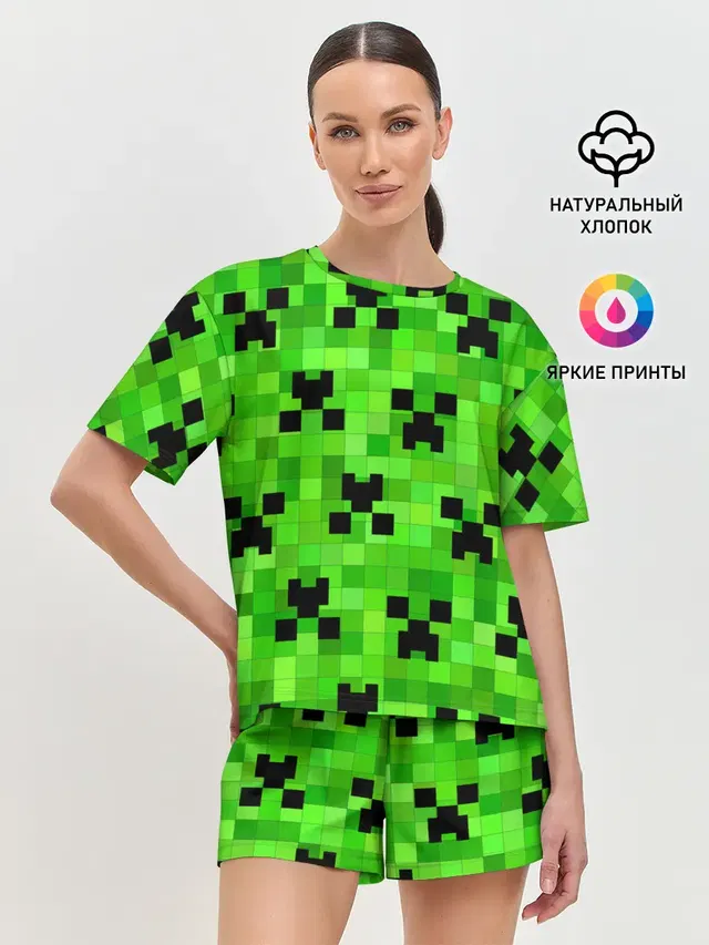 Женская пижама с шортами
