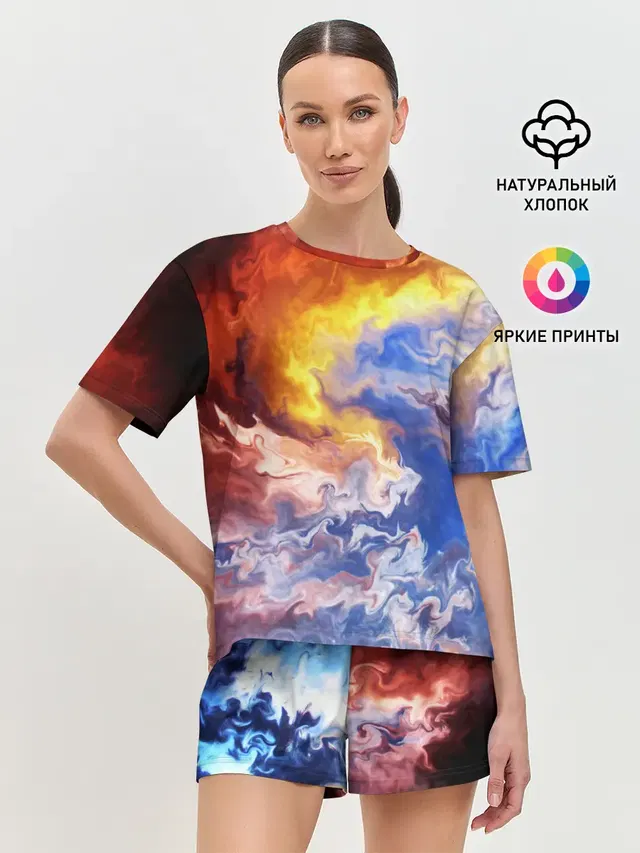 Женская пижама с шортами