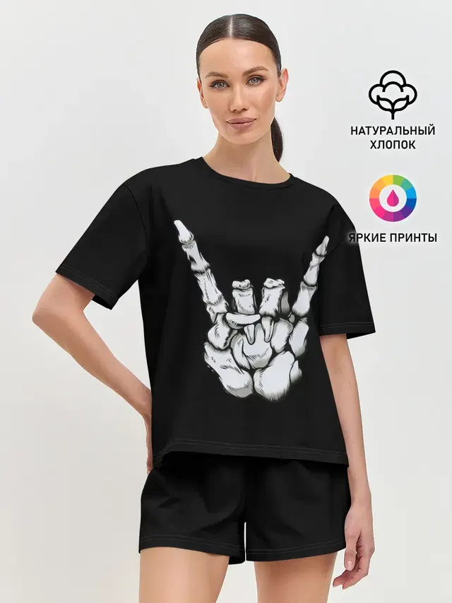 Женская пижама с шортами