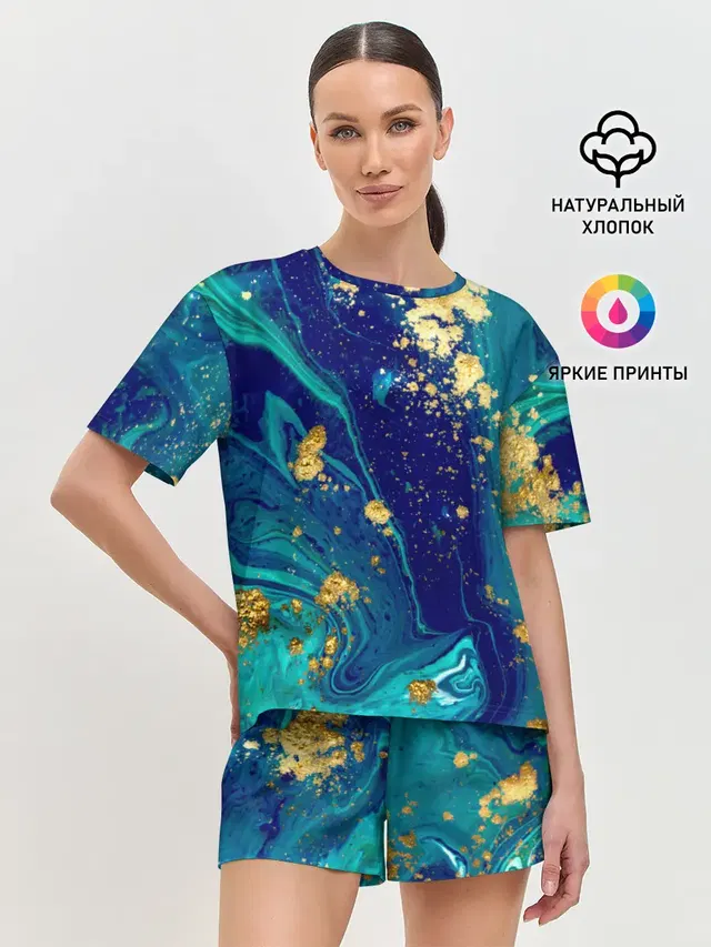 Женская пижама с шортами