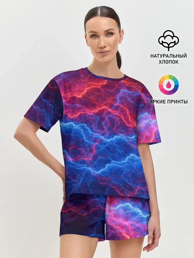 Женская пижама с шортами