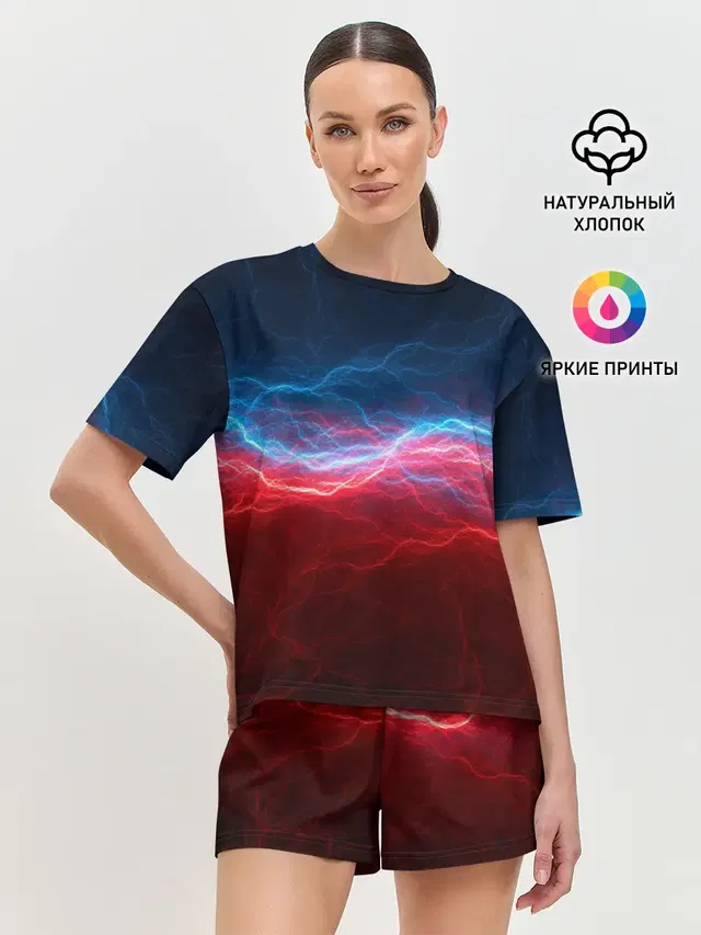 Женская пижама с шортами