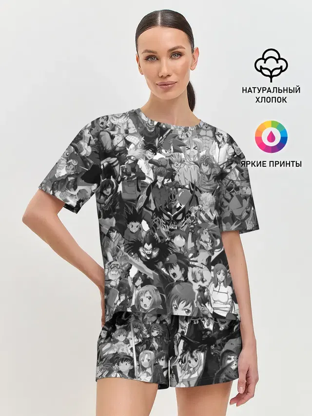 Женская пижама с шортами