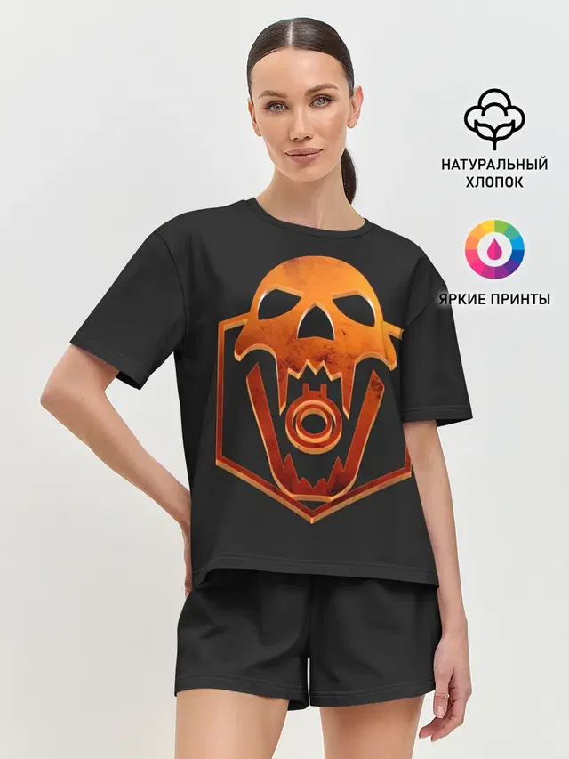 Женская пижама с шортами