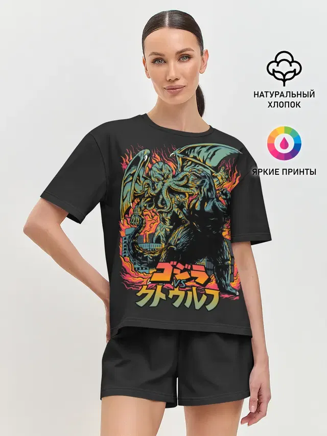 Женская пижама с шортами