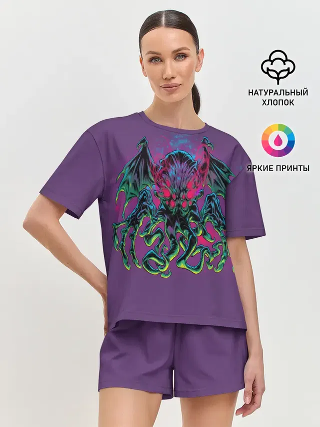 Женская пижама с шортами
