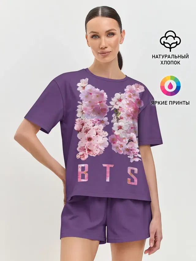 Женская пижама с шортами