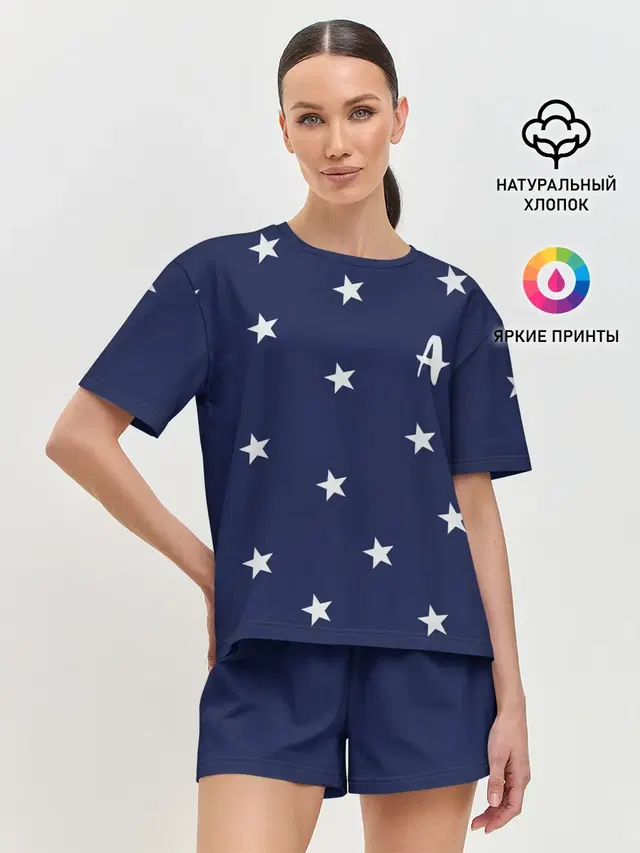 Женская пижама с шортами