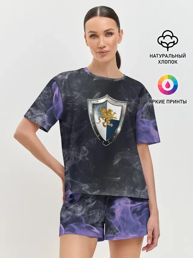 Женская пижама с шортами