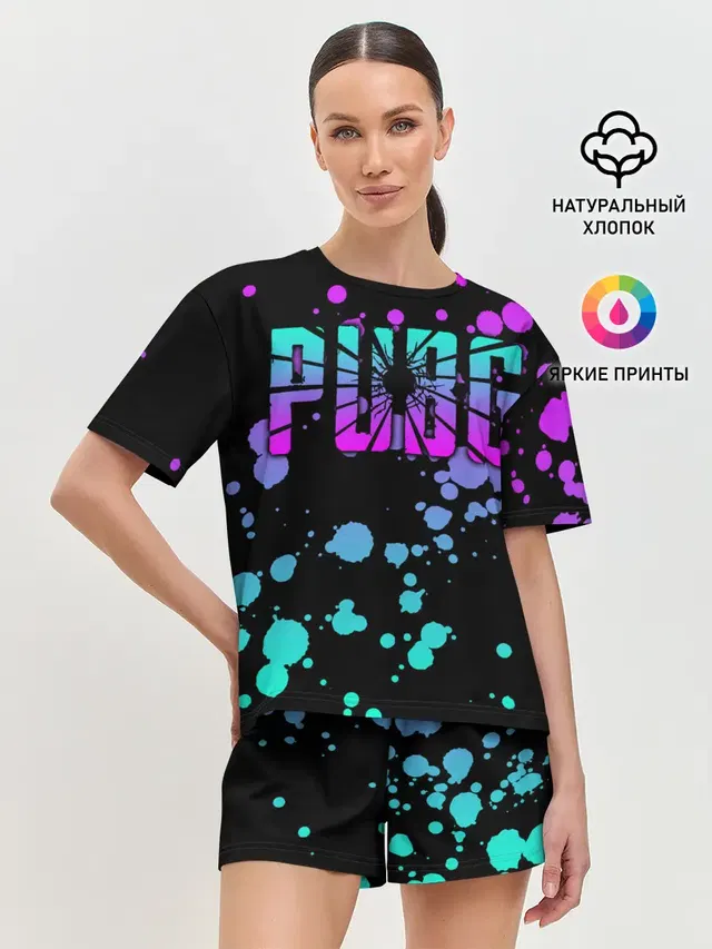 Женская пижама с шортами