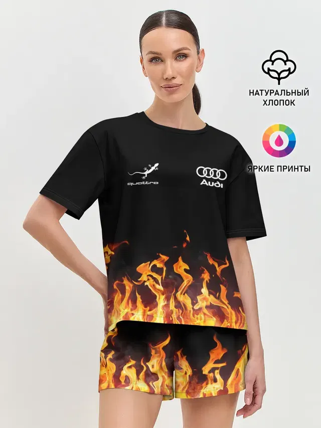 Женская пижама с шортами