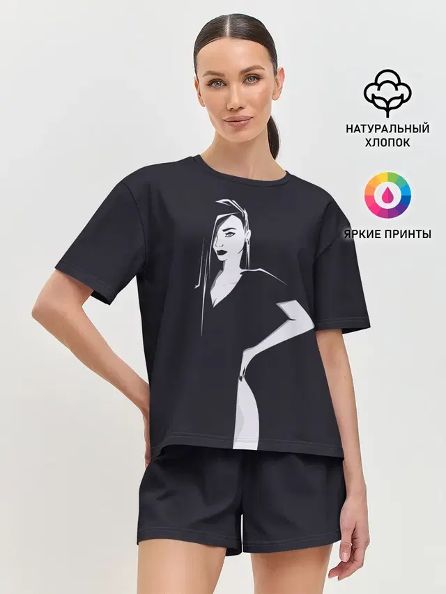 Женская пижама с шортами