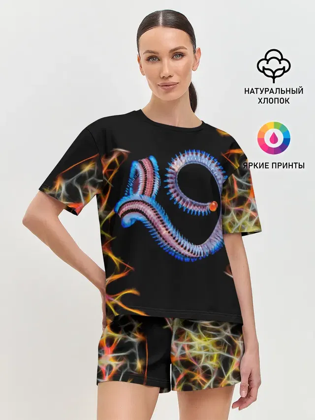 Женская пижама с шортами
